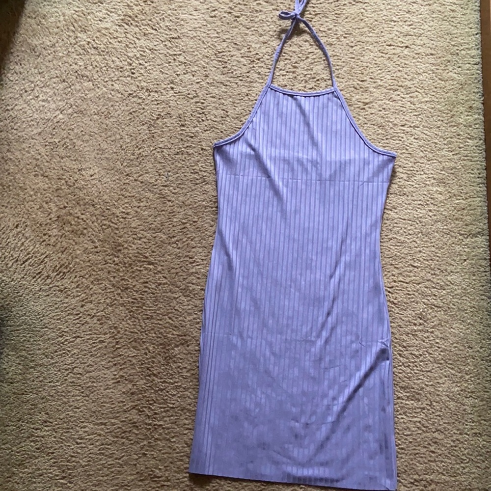 Shein purple bodycon sleeveless thin dress